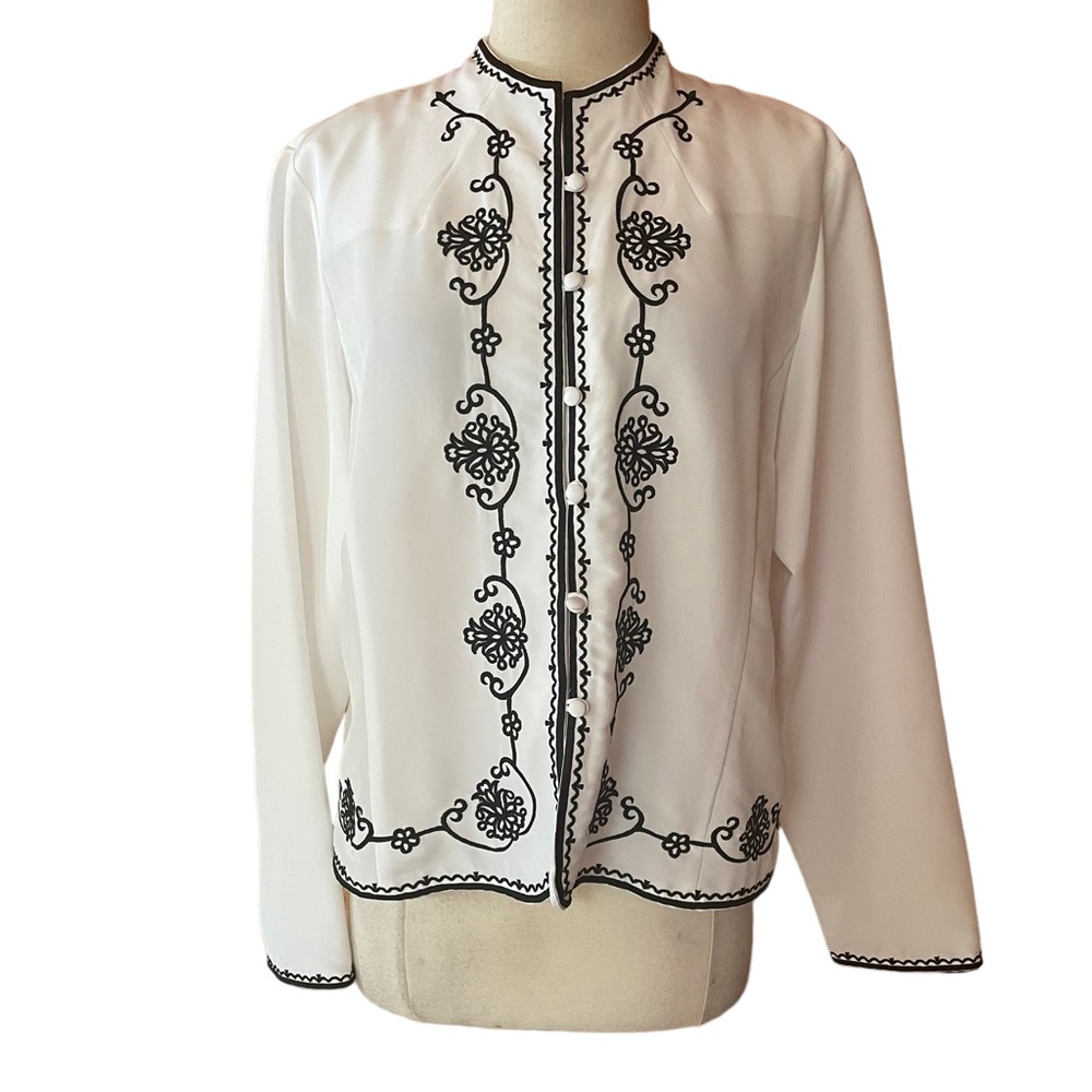 1980s Yves St. Clair Button Down Blouse
